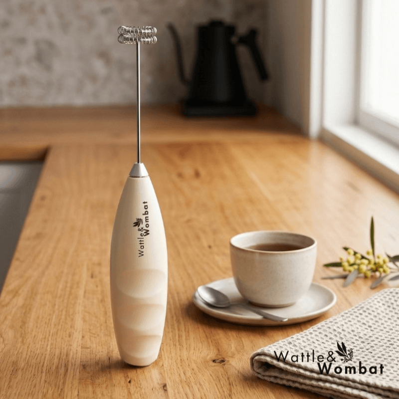Handheld Electric Milk Frother | Premium Non-Toxic Whisk