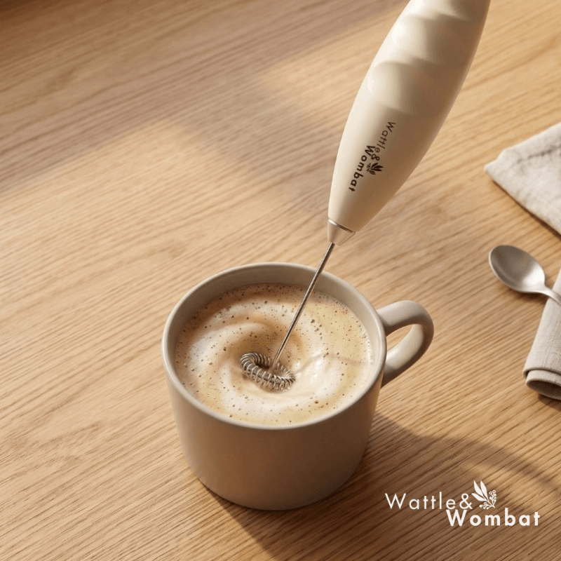 Handheld Electric Milk Frother | Premium Non-Toxic Whisk